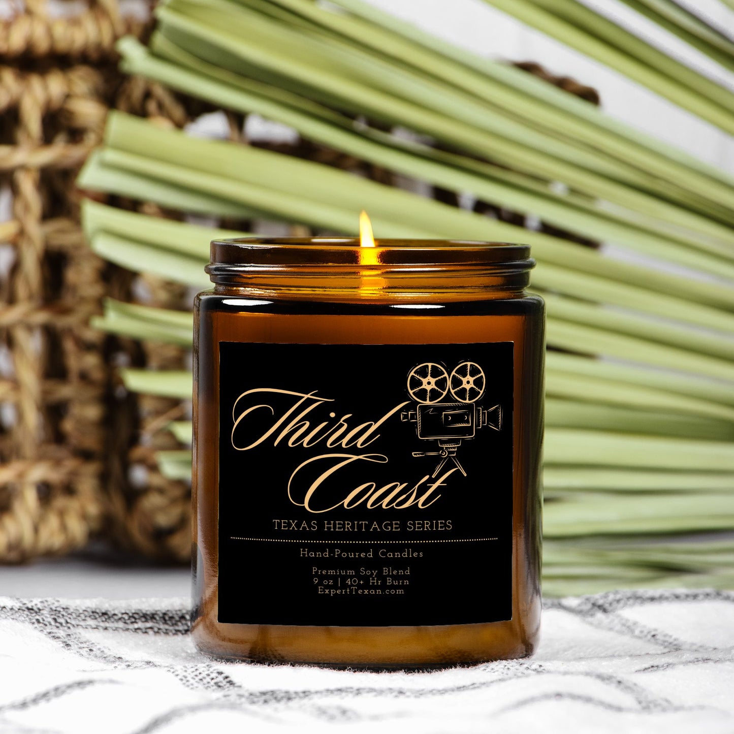 Third Coast Candle Amber Jar (9oz Hand-Poured)