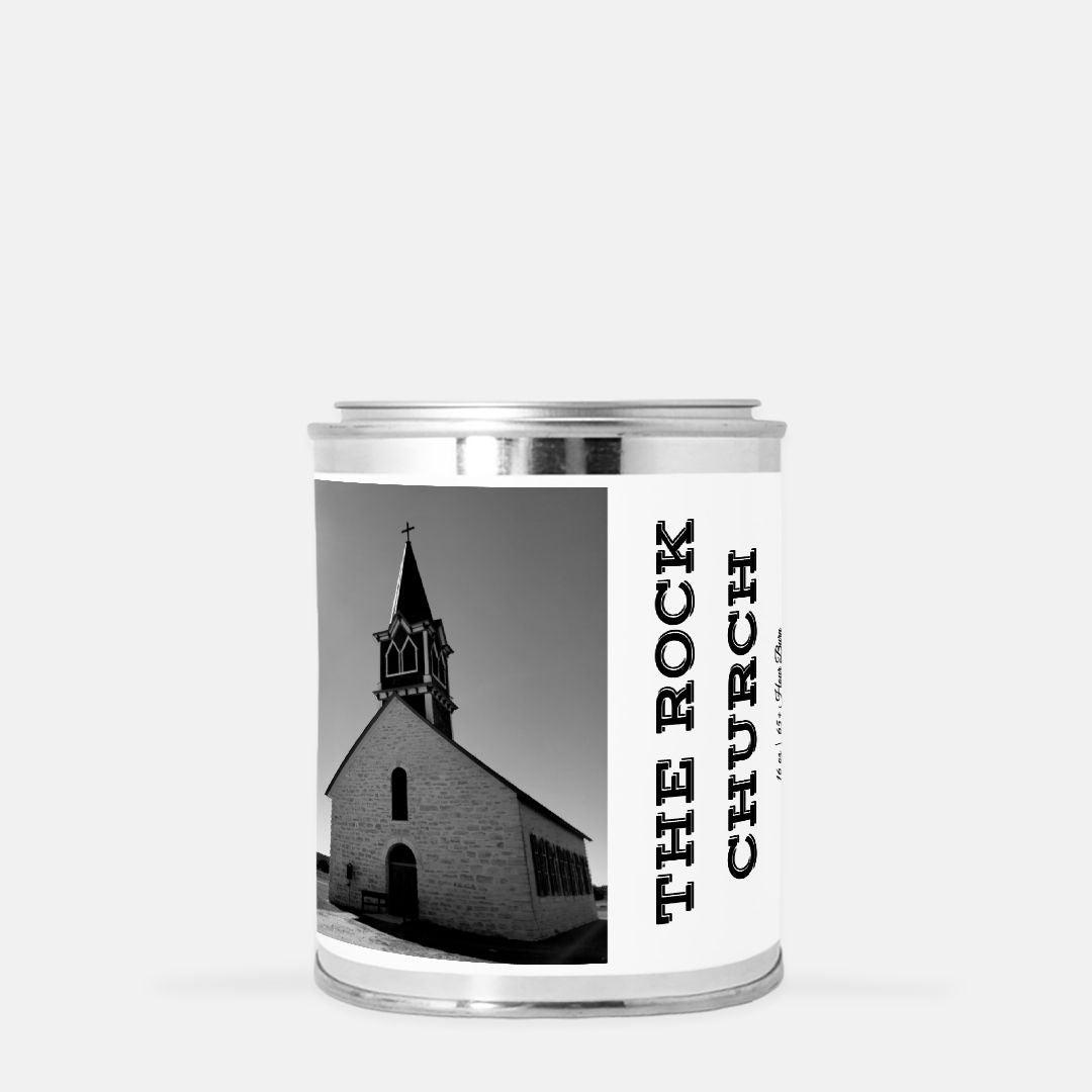 The Rock Church Paint Can Candle (16 oz)