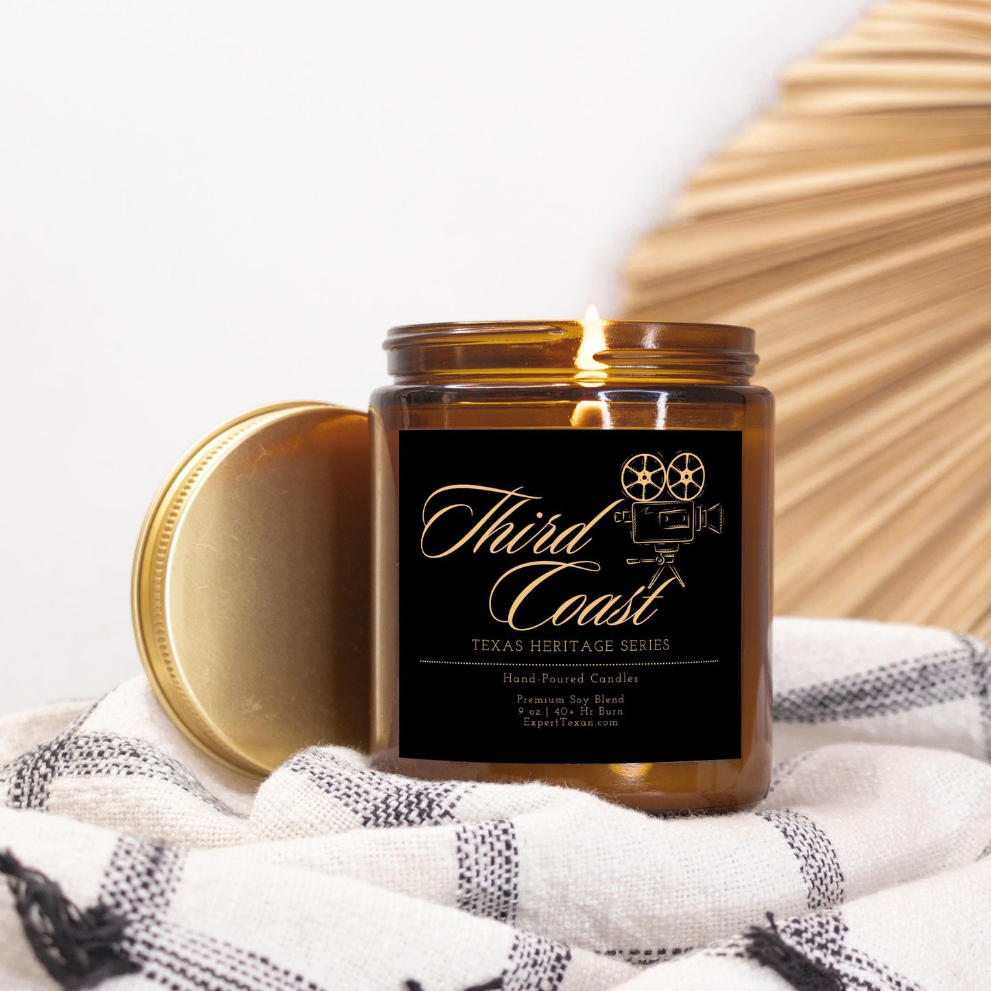 Third Coast Candle Amber Jar (9oz Hand-Poured)