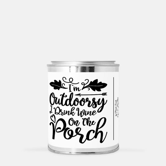 Wine on The Porch Paint Can Candle (16 oz)