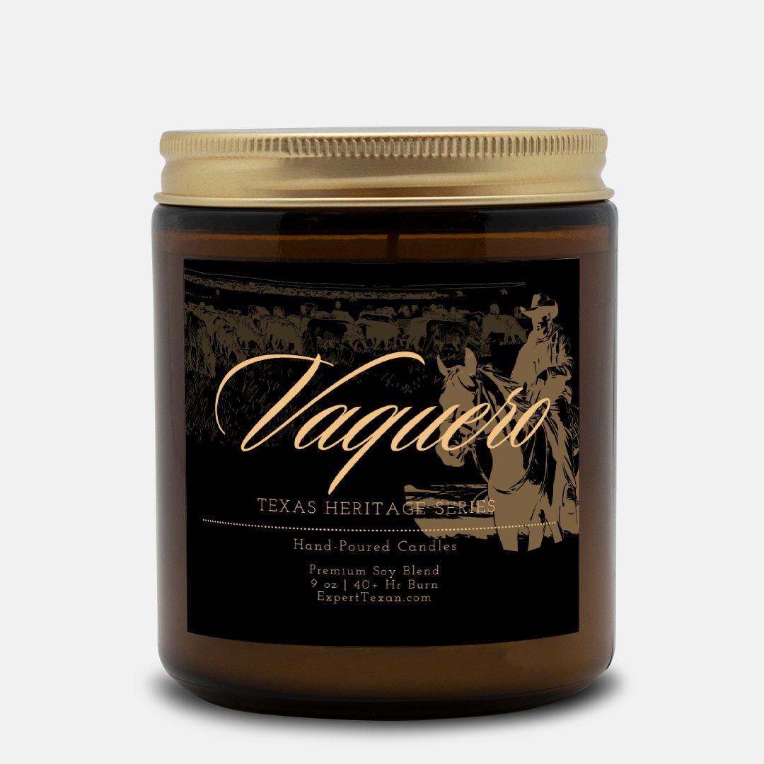 Vaquero Texas Candle Amber Jar 9oz