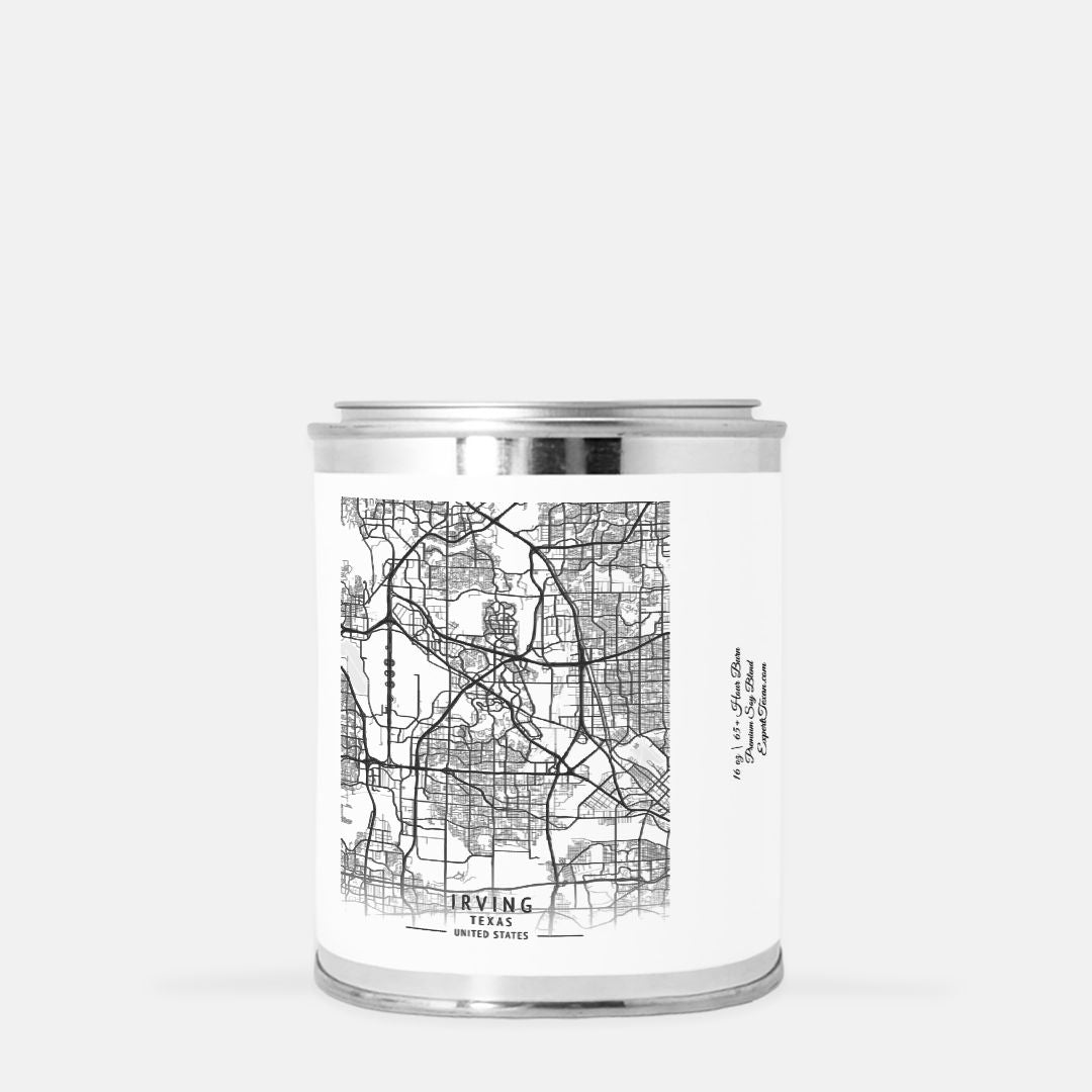 Irving Texas Candle Paint Can (Hand Poured 16 oz.)