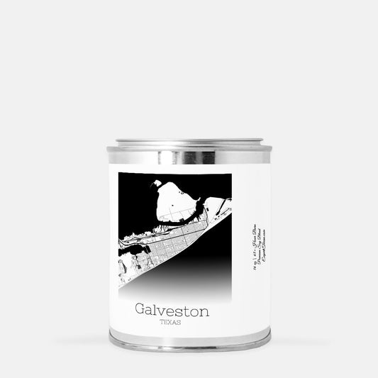 Galveston Texas Candle Paint Can (Hand Poured 16 oz.)