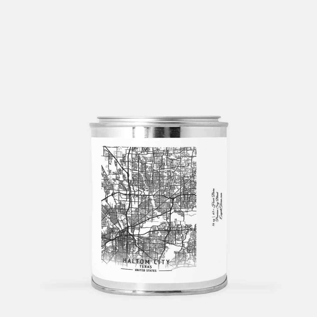 Haltom City Texas Candle Paint Can (Hand Poured 16 oz.)