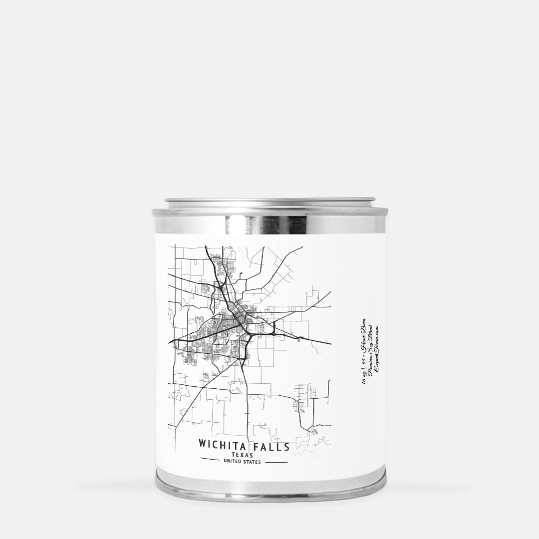 Wichita Falls Texas Candle Paint Can (Hand Poured 16 oz.)