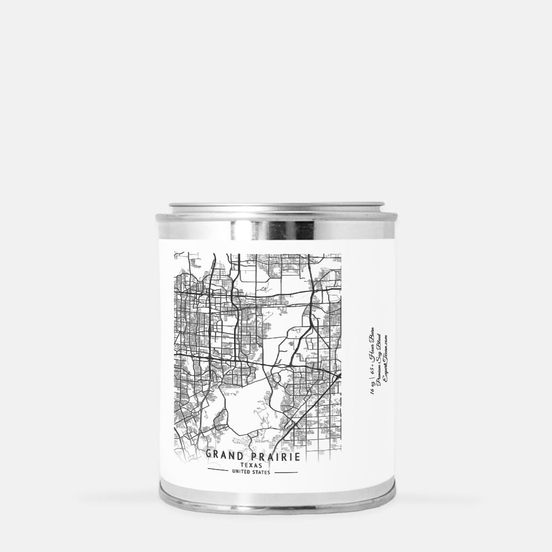 Grand Prairie Texas Candle Paint Can (Hand Poured 16 oz.)