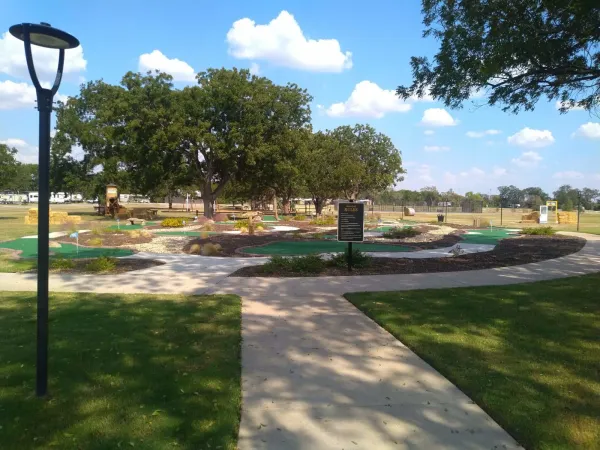 Camp Fimfo mini golf course in Waco, TX